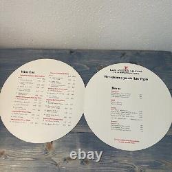 Rare Vintage 1972 Elvis Presley Las Vegas Hilton Souvenir Menu in Shadowbox (HM)