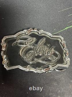 Rare Vintage 1981 Elvis Presley Memorial Belt Buckle RARE #1 Of Only 12