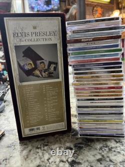 Rare Vintage 1999 Elvis Presley The Collection Burgundy Velvet 30 CD Box Set