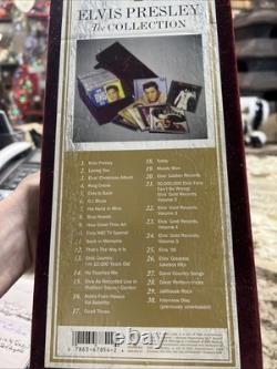 Rare Vintage 1999 Elvis Presley The Collection Burgundy Velvet 30 CD Box Set