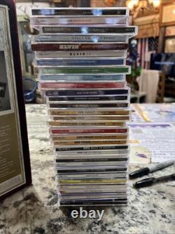 Rare Vintage 1999 Elvis Presley The Collection Burgundy Velvet 30 CD Box Set