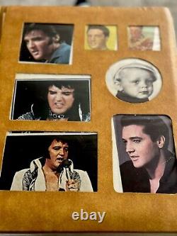 Rare Vintage Album Scrapbook Elvis Presley Clippings 1955-1977