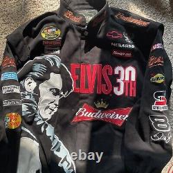 Rare Vintage Elvis Presley 30th Anniversary NASCAR Jacket Budweiser Racing