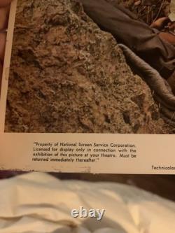 Rare Vintage Elvis Presley Color lobby card Charro 69/82 Corner Stain No Holes