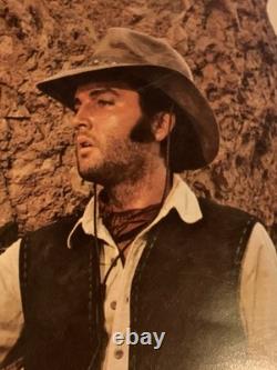 Rare Vintage Elvis Presley Color lobby card Charro 69/82 Corner Stain No Holes