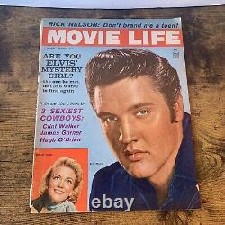 Rare Vintage Movie Life Magazine, April 1958 Feat. Elvis Presley + Rick Nelson