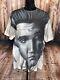 Rare Vtg Big Face Elvis Presley T-shirt Tee Airbrushed Sz Large Single Stitch