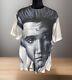 Rare Vtg Big Face Elvis Presley T-shirt Tee Airbrushed Sz Large Single Stitch