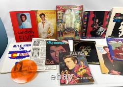 Rare Vtg Lot of Elvis Presley Books, Magazines, Signed Collectible Memorabilia