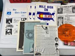 Rare Vtg Lot of Elvis Presley Books, Magazines, Signed Collectible Memorabilia