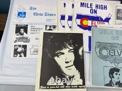 Rare Vtg Lot of Elvis Presley Books, Magazines, Signed Collectible Memorabilia