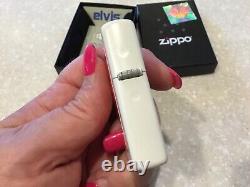 Rare Zippo 2013 Elvis Presley (hound Dog) White Matte Lighter Sealed