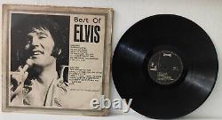 Rare-best Of Elvis Presley-unique Cover Label Ps Malaysia Lp
