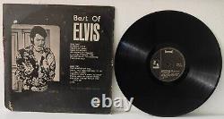 Rare-best Of Elvis Presley-unique Cover Label Ps Malaysia Lp