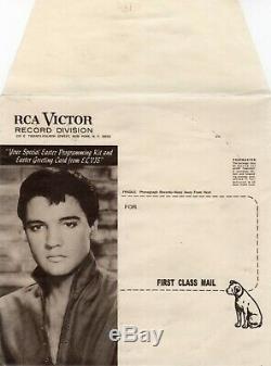 (Rare mailer envelope Easter Sleeve Set) Elvis Presley Milky White Way1966