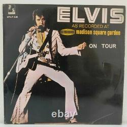 Rare-malaysia Lp-elvis Presley On Tour-unique Cover Label Ps Record Lp
