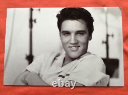 Rare photo Elvis Presley in Germany with his signature 1960th special offer