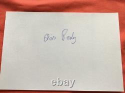 Rare photo Elvis Presley in Germany with his signature 1960th special offer