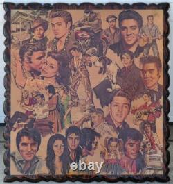 Rare vintage Elvis Presley Life & Legend Bruce Lakofka poster (26x28)