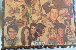 Rare vintage Elvis Presley Life & Legend Bruce Lakofka poster (26x28)