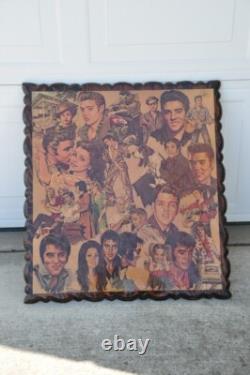 Rare vintage Elvis Presley Life & Legend Bruce Lakofka poster (26x28)