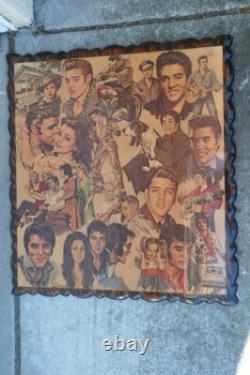 Rare vintage Elvis Presley Life & Legend Bruce Lakofka poster (26x28)