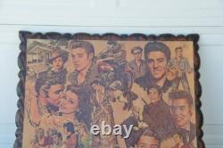 Rare vintage Elvis Presley Life & Legend Bruce Lakofka poster (26x28)