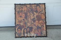 Rare vintage Elvis Presley Life & Legend Bruce Lakofka poster (26x28)