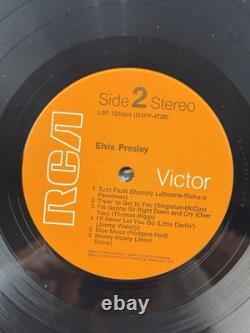 Record LP rare Elvis Presley orange Label RCA Victor Self titled NM