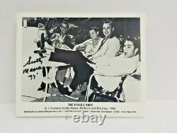 SCOTTY MOORE autographed 8x10 photo in rare pose with Elvis Presley