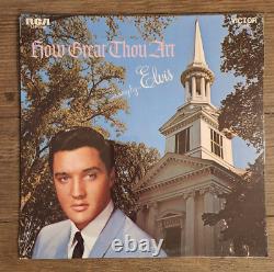 SEALED Elvis Presley LP How Great Thou Art RARE Spine Sticker AFL1 Prefix 3758