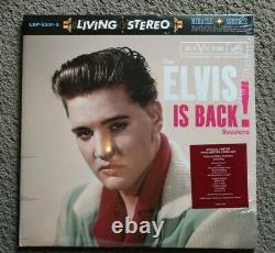 SEALED/ NEW! Elvis IS BACK SESSIONS 2x LP MEGA RARE 2009 FTD -Hype Sticker