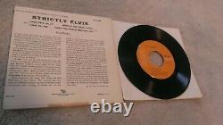 STRICTLY ELVIS 45 EPA-994 RCA VICTOR Orange Label 1957 Picture Sleeve NM PRESLEY