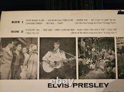 STUNNING COVER! Elvis Presley Loving You RCA Victor LPM 1515 RARE-LONG PLAY 1957