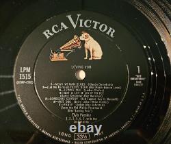 STUNNING COVER! Elvis Presley Loving You RCA Victor LPM 1515 RARE-LONG PLAY 1957