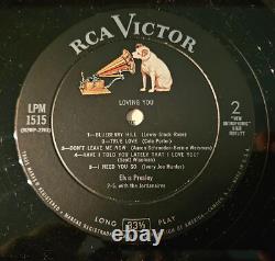 STUNNING COVER! Elvis Presley Loving You RCA Victor LPM 1515 RARE-LONG PLAY 1957