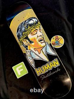 SUPER RARE 1995 Elvis Presley Jesus Christ Human Skateboard Deck VINTAGE
