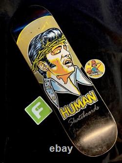 SUPER RARE 1995 Elvis Presley Jesus Christ Human Skateboard Deck VINTAGE