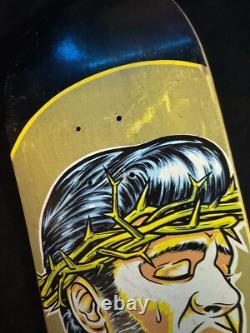 SUPER RARE 1995 Elvis Presley Jesus Christ Human Skateboard Deck VINTAGE