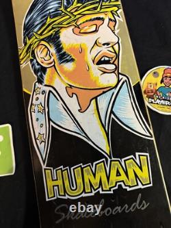SUPER RARE 1995 Elvis Presley Jesus Christ Human Skateboard Deck VINTAGE