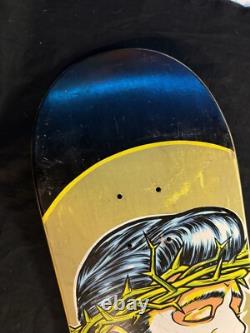 SUPER RARE 1995 Elvis Presley Jesus Christ Human Skateboard Deck VINTAGE
