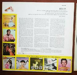 SUPER WOW! RARE BAND 1-6 LABEL Elvis Presley ELVIS LPM-1382 with ADS BACK