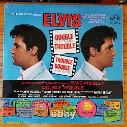 SUPER WOW! RARE SEALED ORANGE RIGID Elvis Presley TROUBLE DOUBLE LSP-3787