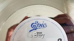 Sade Promise Limited Framed Silver Vinyl Records Rare