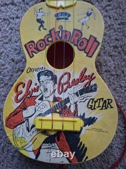 Selcol 1950's Elvis Presley Guitar yellow VERY RARE