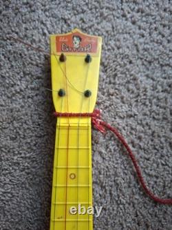 Selcol 1950's Elvis Presley Guitar yellow VERY RARE