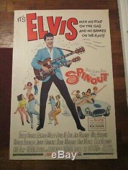 Spinout Original 40 x 60 Rare Movie Poster- Elvis Presley