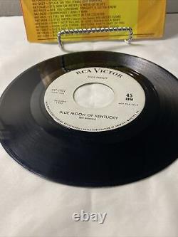 Super Rare! Elvis Presley 45 Gold Standard Blue Moon /that's All Right Promo