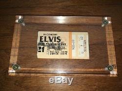 Super Rare Elvis Presley In Concert June 21, 1977 Cbs Special Tv Ticket! Tcb
