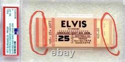 Super Rare Elvis Presley Misprinted Ticket 8/25/77 Fayetteville, Nc Psa-8 Nm-mt